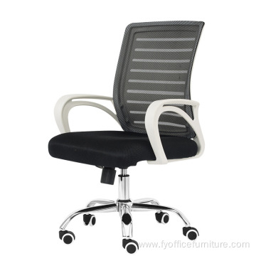 EX-Factory price Low back secretary office fabric chair mesh ergonomic